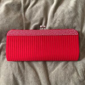 Red Clutch Purse by Bijoux Terner
